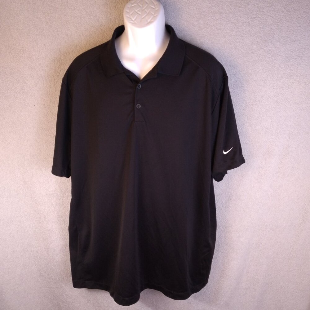 Nike S/S Polo Golf Tour Performance Men's 2XL XXL Black